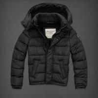 heren abercrombie fitch hooded donsjassen houtskool grijs zwart Shop Hoenzadriel 8csn3494